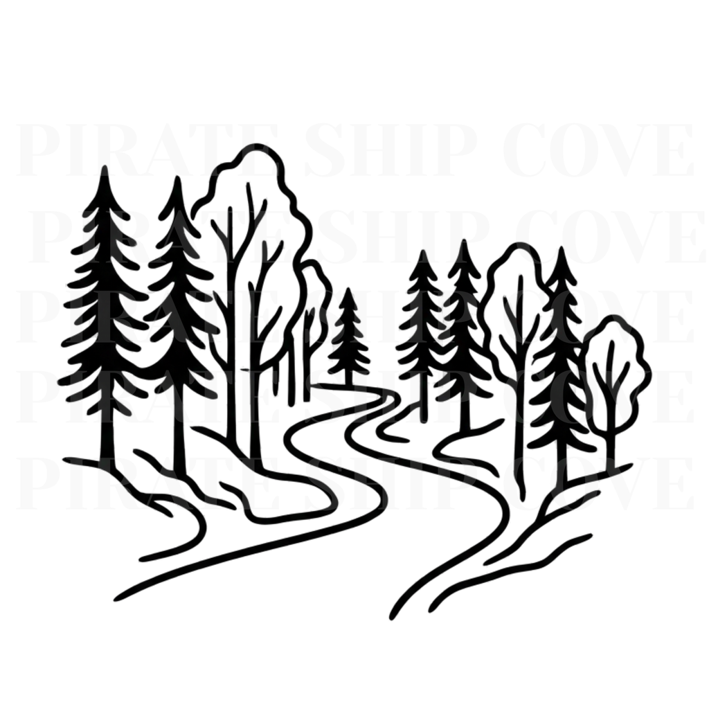 Camping & Hiking Kit - 10 Instant Downloadable Decals