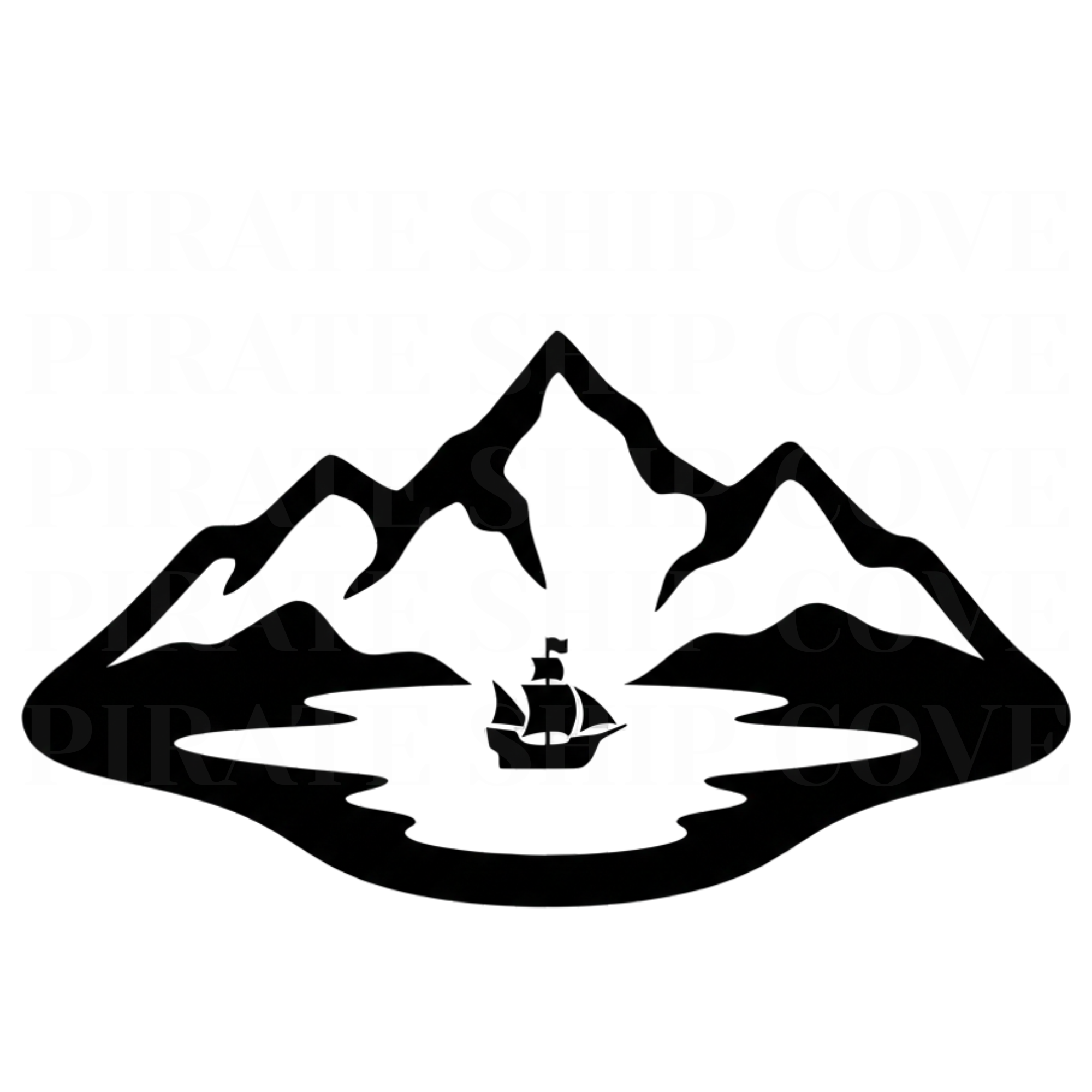 Montana Mountain Kit - 10 Instant Downloadable Decals