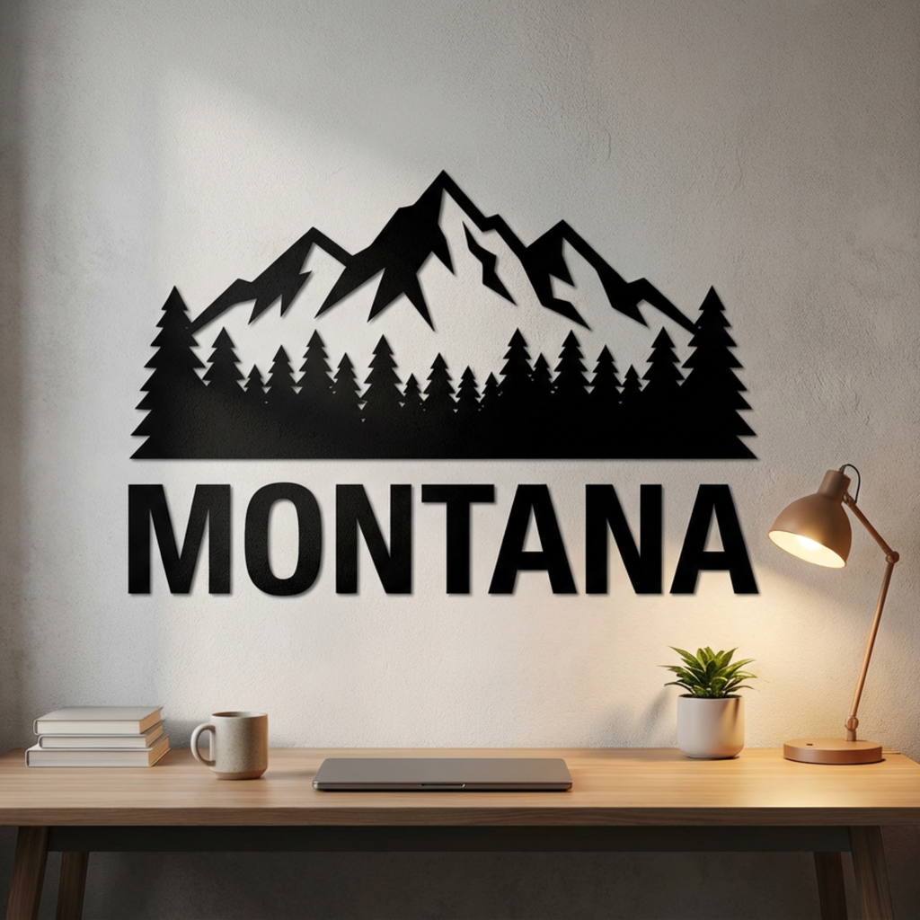 Montana Mountain Kit - 10 Instant Downloadable Decals
