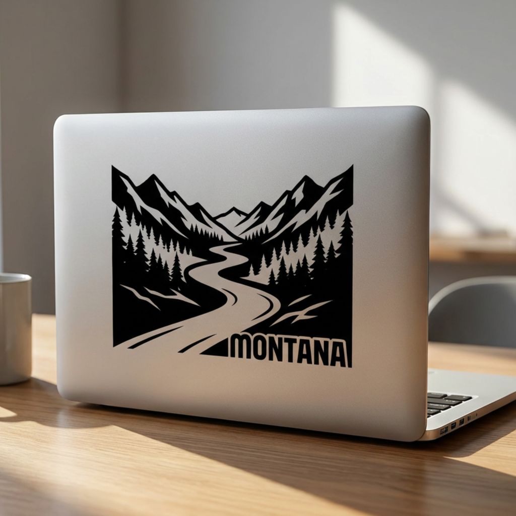 Montana Mountain Kit - 10 Instant Downloadable Decals