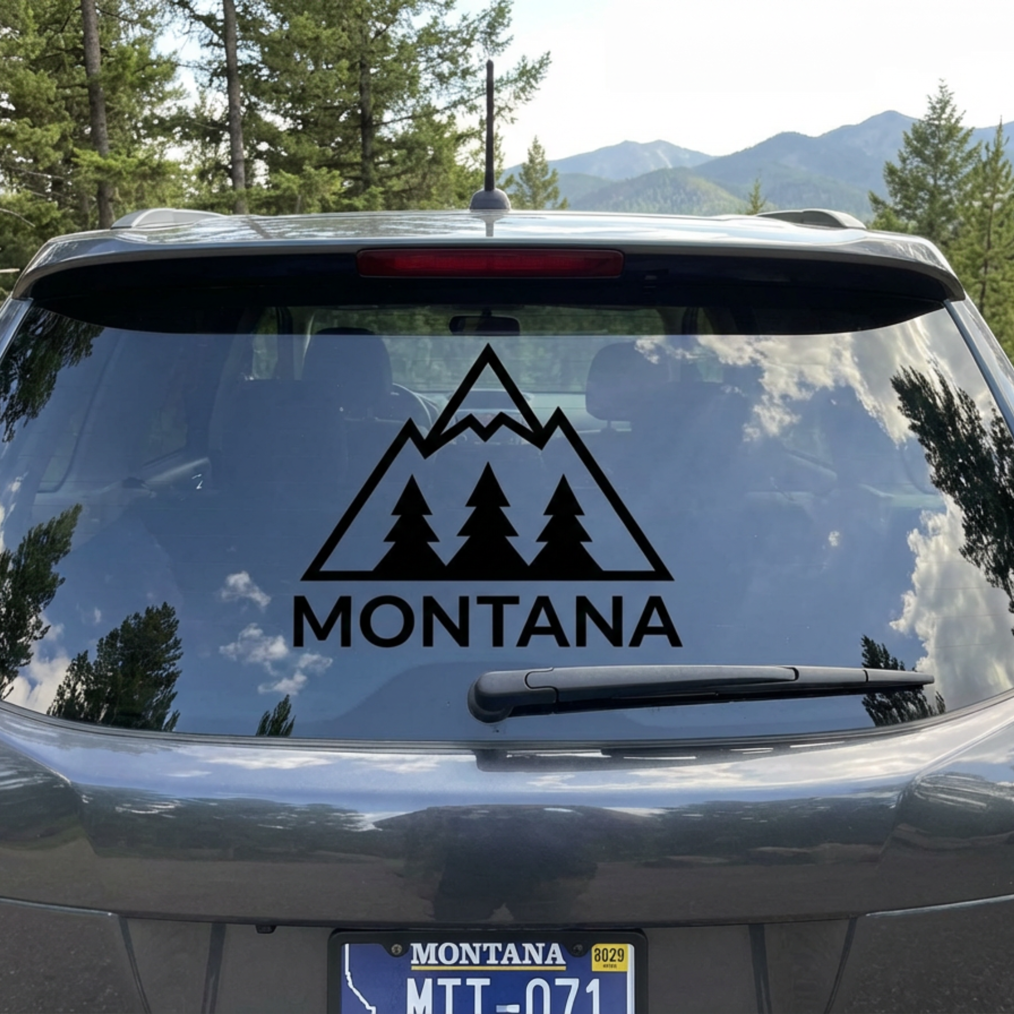Montana Mountain Kit - 10 Instant Downloadable Decals