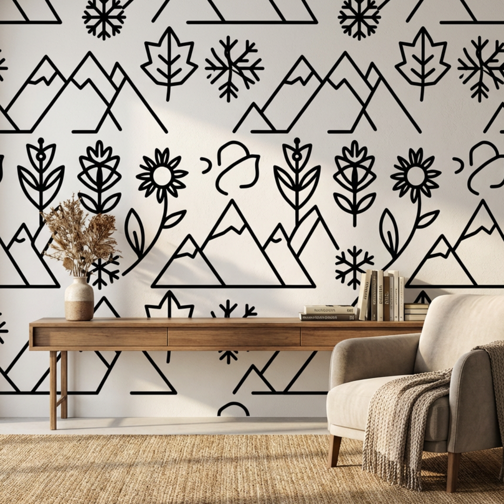 Montana Season Pattern Kit - 10 Instant Downloadable Decals