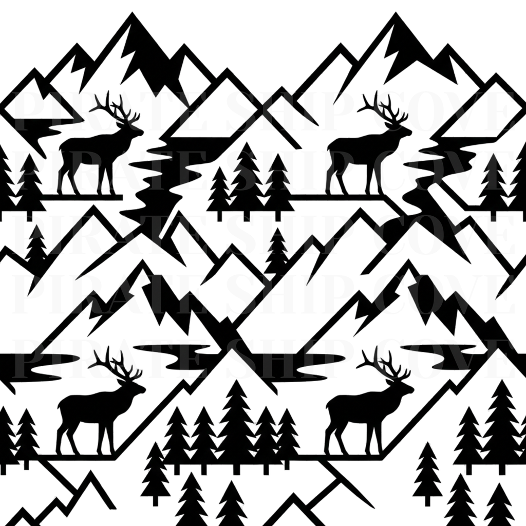 National Park Pattern Kit - 10 Instant Downloadable Decals