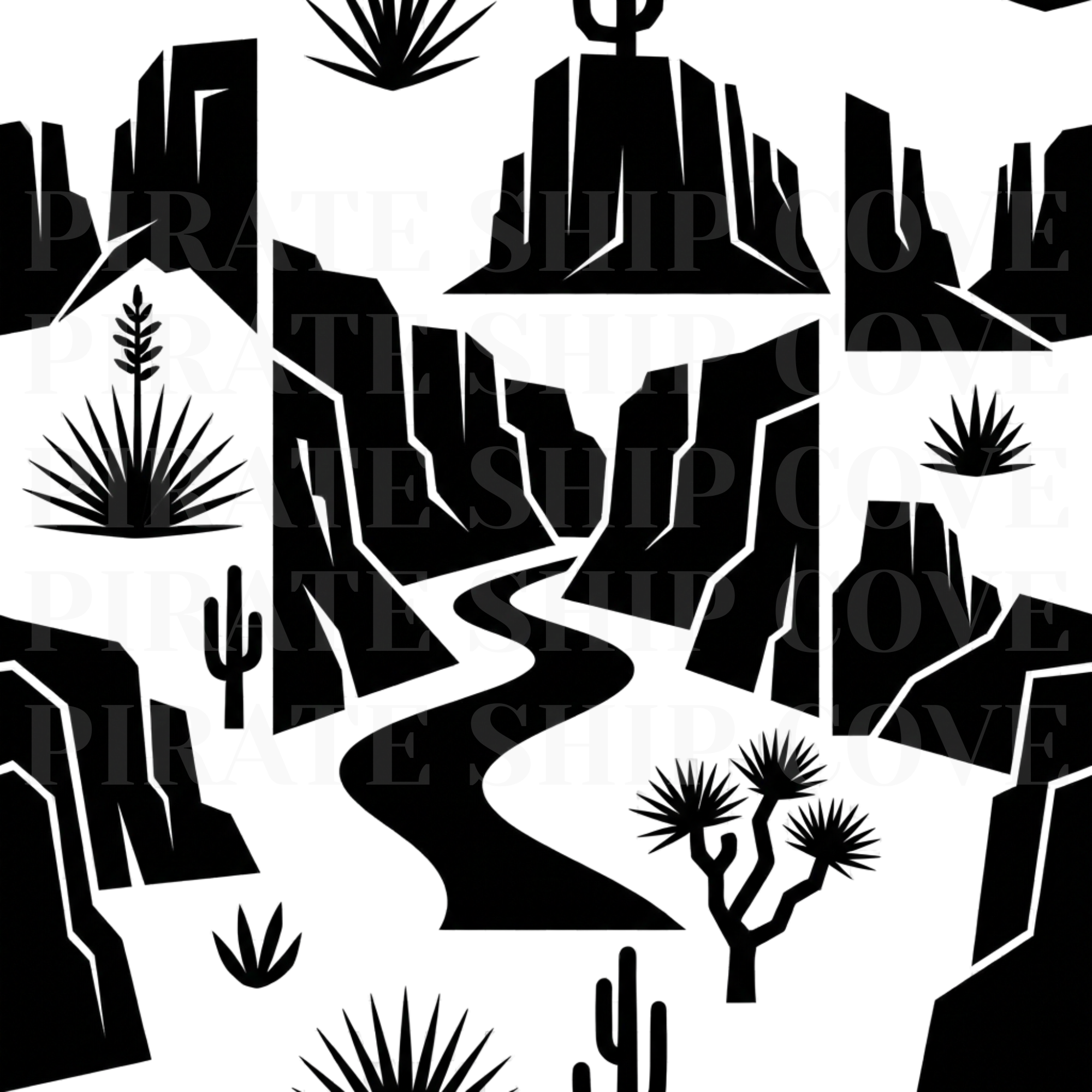 National Park Pattern Kit - 10 Instant Downloadable Decals