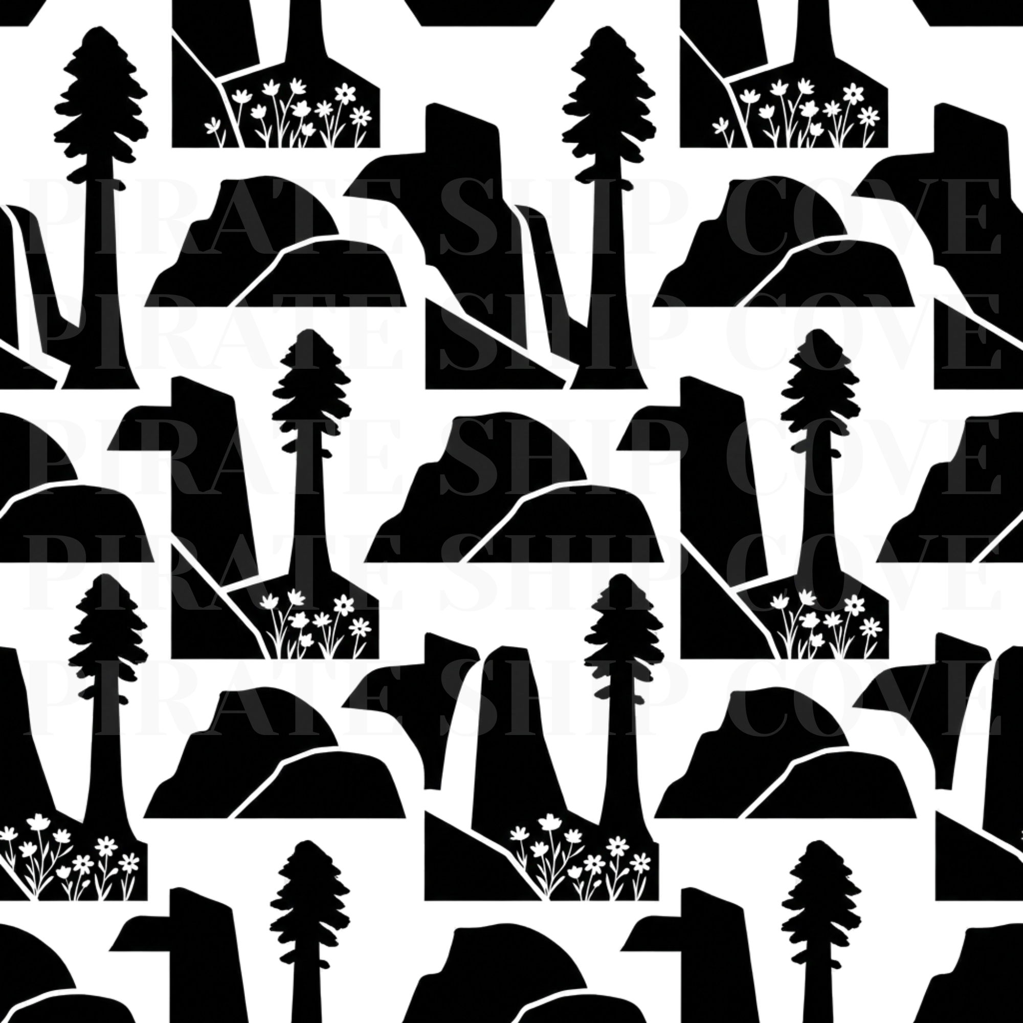 National Park Pattern Kit - 10 Instant Downloadable Decals