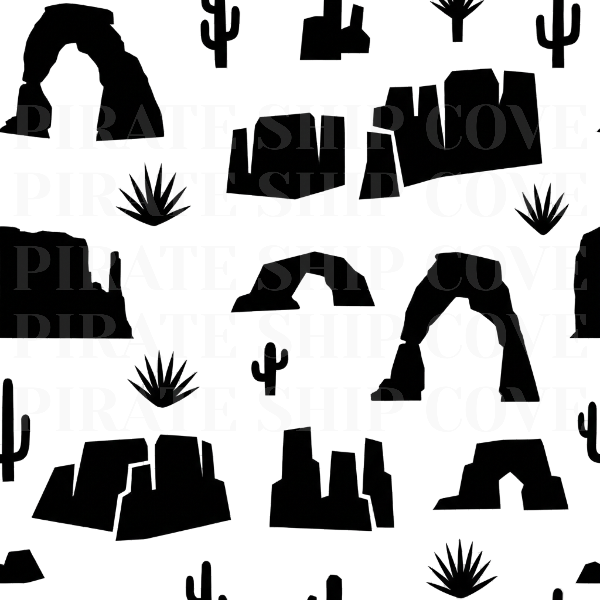 National Park Pattern Kit - 10 Instant Downloadable Decals