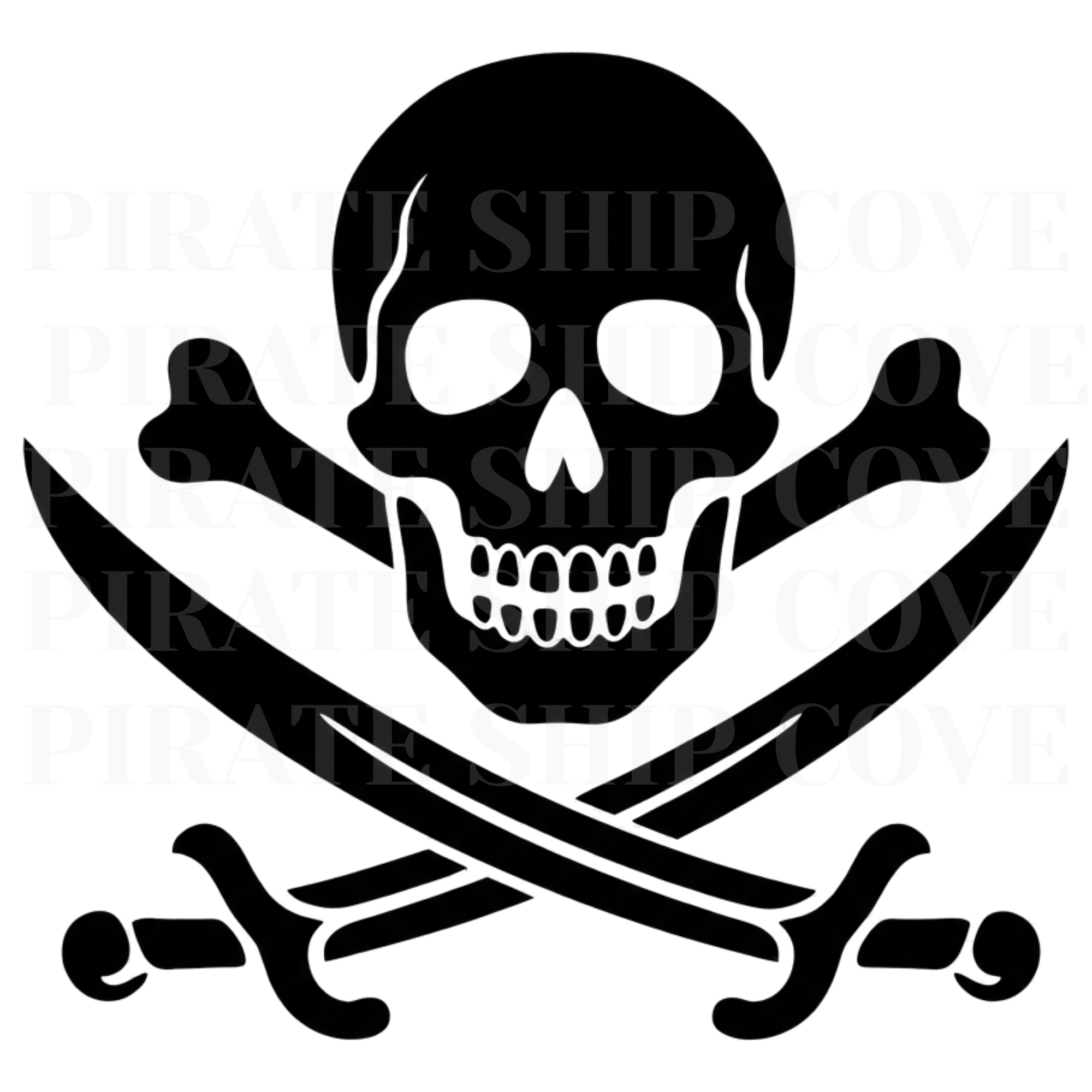 Pirate Adventure Kit - 10 Instant Downloadable Decals