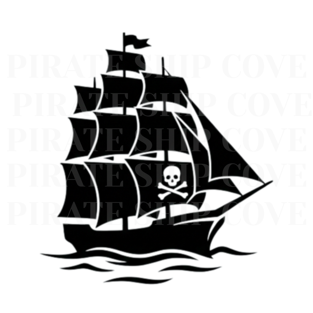 Pirate Adventure Kit - 10 Instant Downloadable Decals