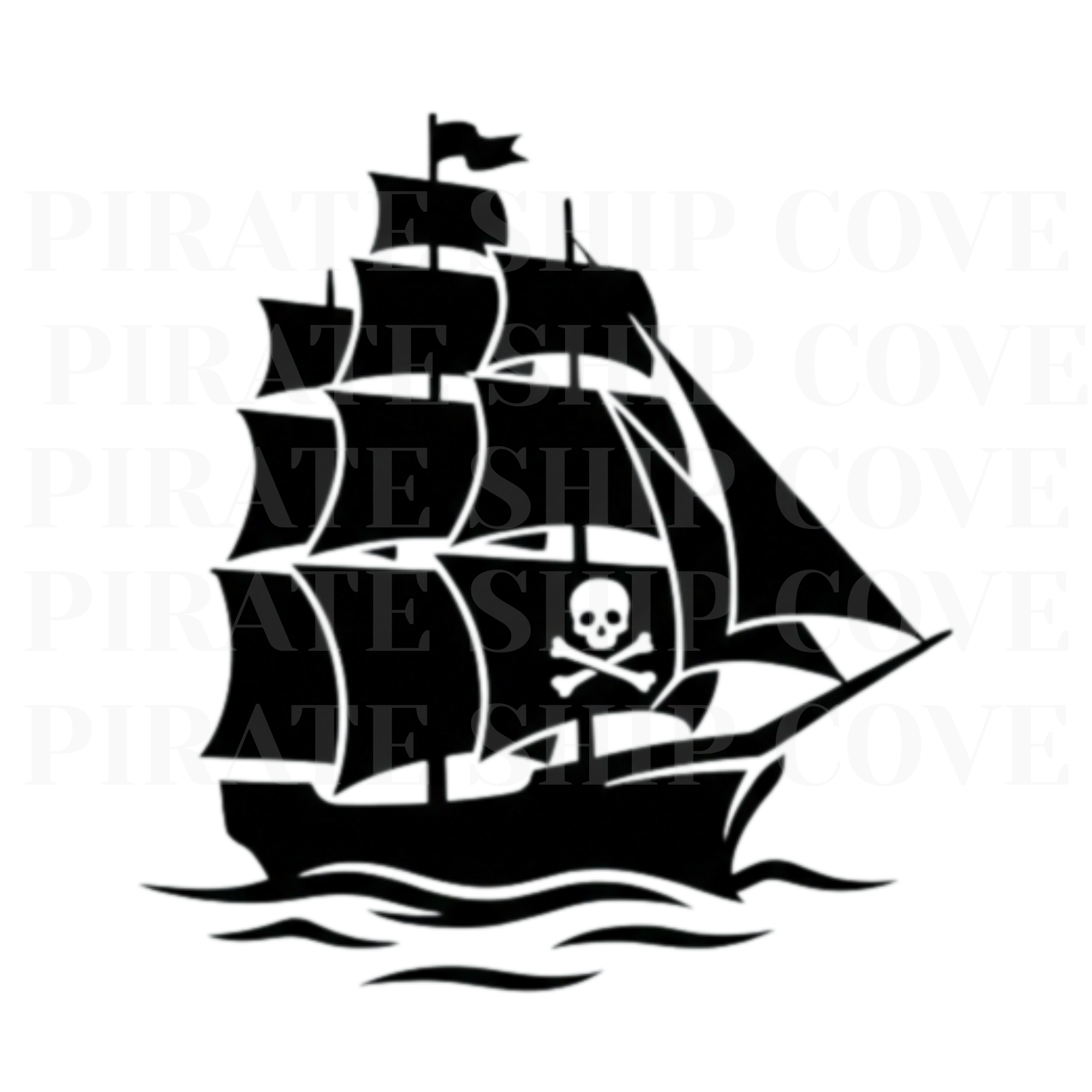 Pirate Adventure Kit - 10 Instant Downloadable Decals